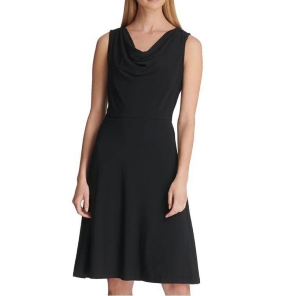 DKNY black sleeveless dress. Size‎ 16